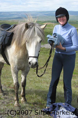 Erja Islannissa kesll 2007