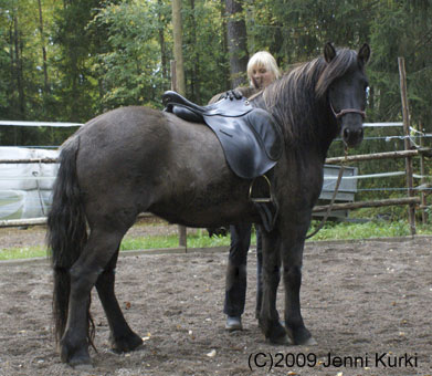 Siiri ja Jenni lokakuussa 2009